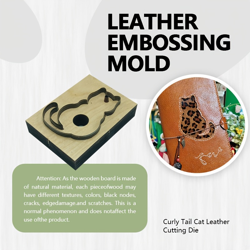 Leatherwork Embossing - أداة ختم الجلد على شكل ذيل