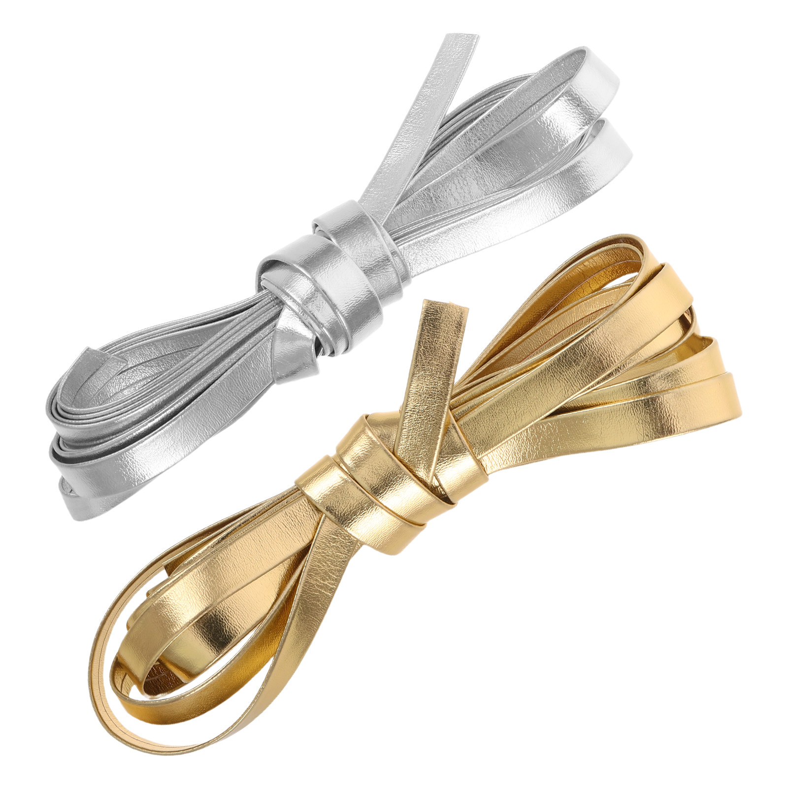 Leatherwork Jewelry - قطعتان من شريط PU اصطناعي بعرض