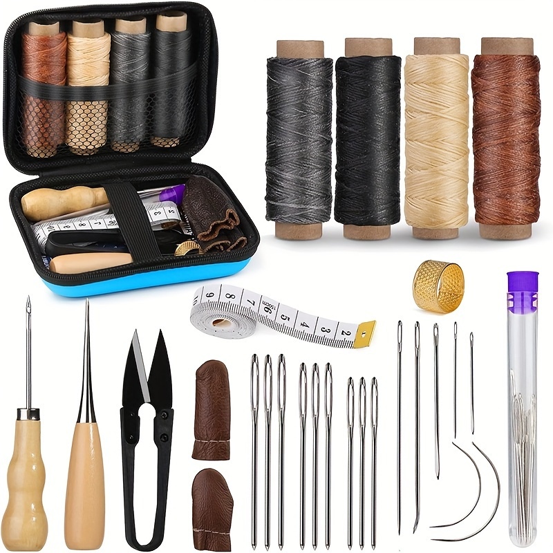 Leather Work Organiser - [مجموعة أدوات العمل الجلدية] طقم خياطة