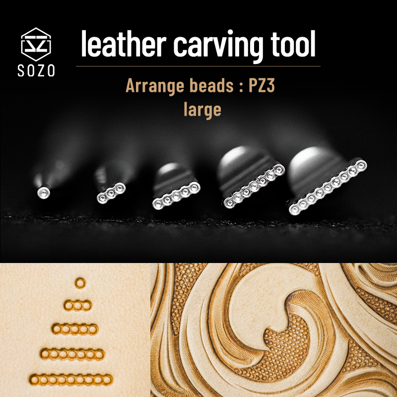 Leatherwork Embossing - SOZO PZ3-قضيب أداة نحت الجلد ،