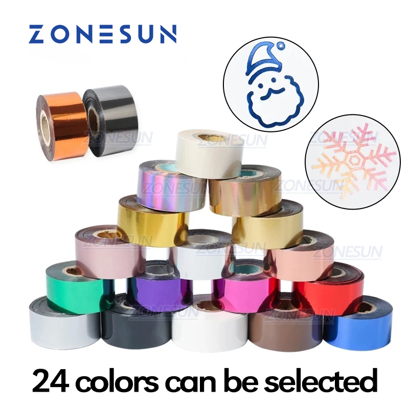 Leatherwork Embossing - ZONESUN 3/4/5 سنتيمتر الذهب الفضة الأسود