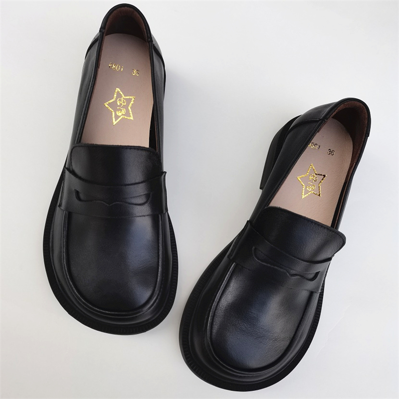 Careaymade-حذاء نسائي كاجوال ا - مراجعة Leather Work Heels وسعره