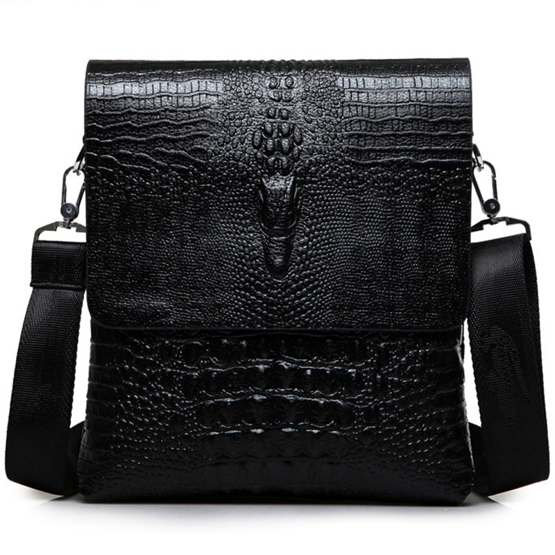 حقيبة كتف من جلد التمساح للرجا - مراجعة Leather Work Bag Men وسعره