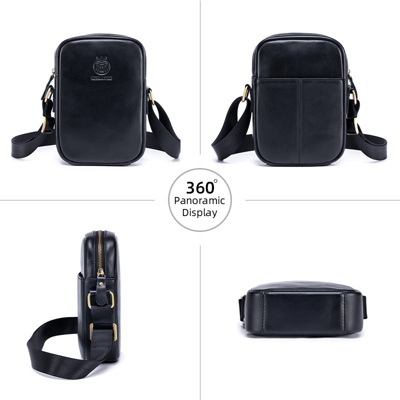 حقائب كتف رجالية غير رسمية، حق - مراجعة Leather Work Bag Men وسعره