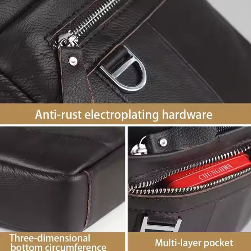 BULLCAPTAIN حقيبة ساعي جلدية ل - مراجعة Leather Work Bag Men وسعره