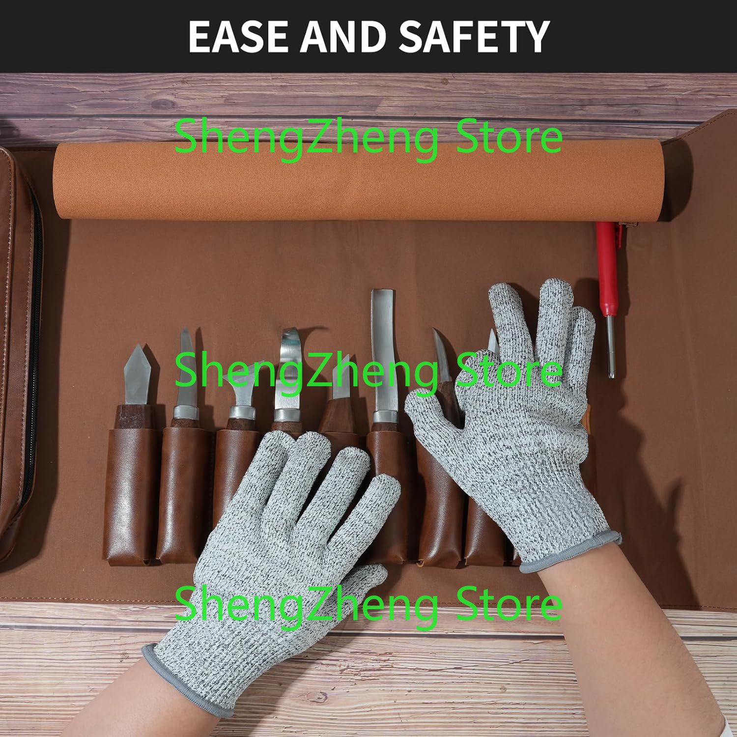 أطقم أدوات نحت الخشب طقم أدوات - مراجعة Beginner Leatherwork Kit وسعره