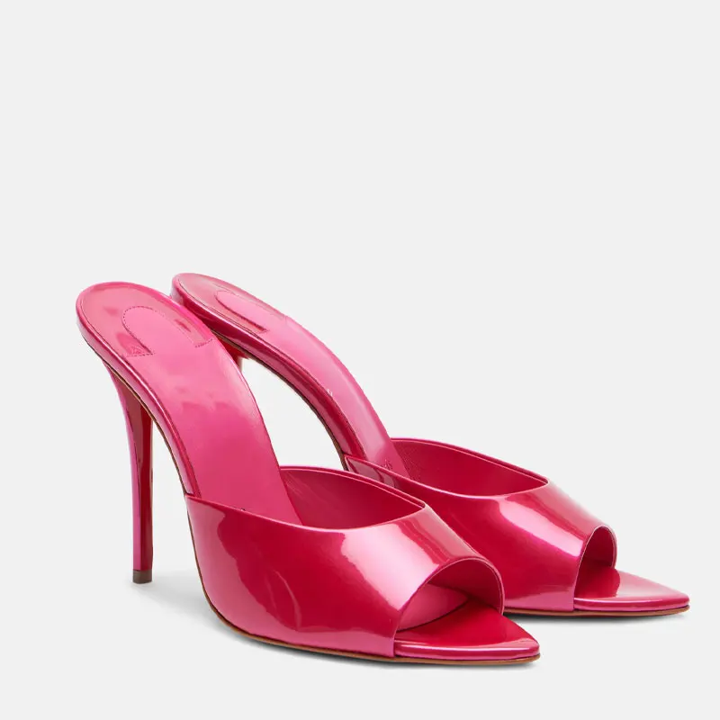 أحذية نسائية جديدة مفتوحة من ا - مراجعة Leather Work Heels وسعره