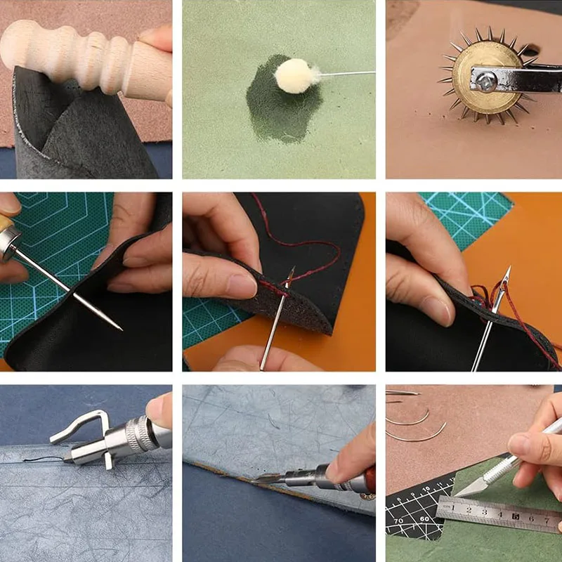 أدوات عمل بالجلد، طقم أدوات عم - مراجعة Beginner Leatherwork Kit وسعره