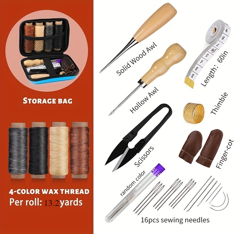 [مجموعة أدوات العمل الجلدية] ط - مراجعة Leather Work Organiser وسعره