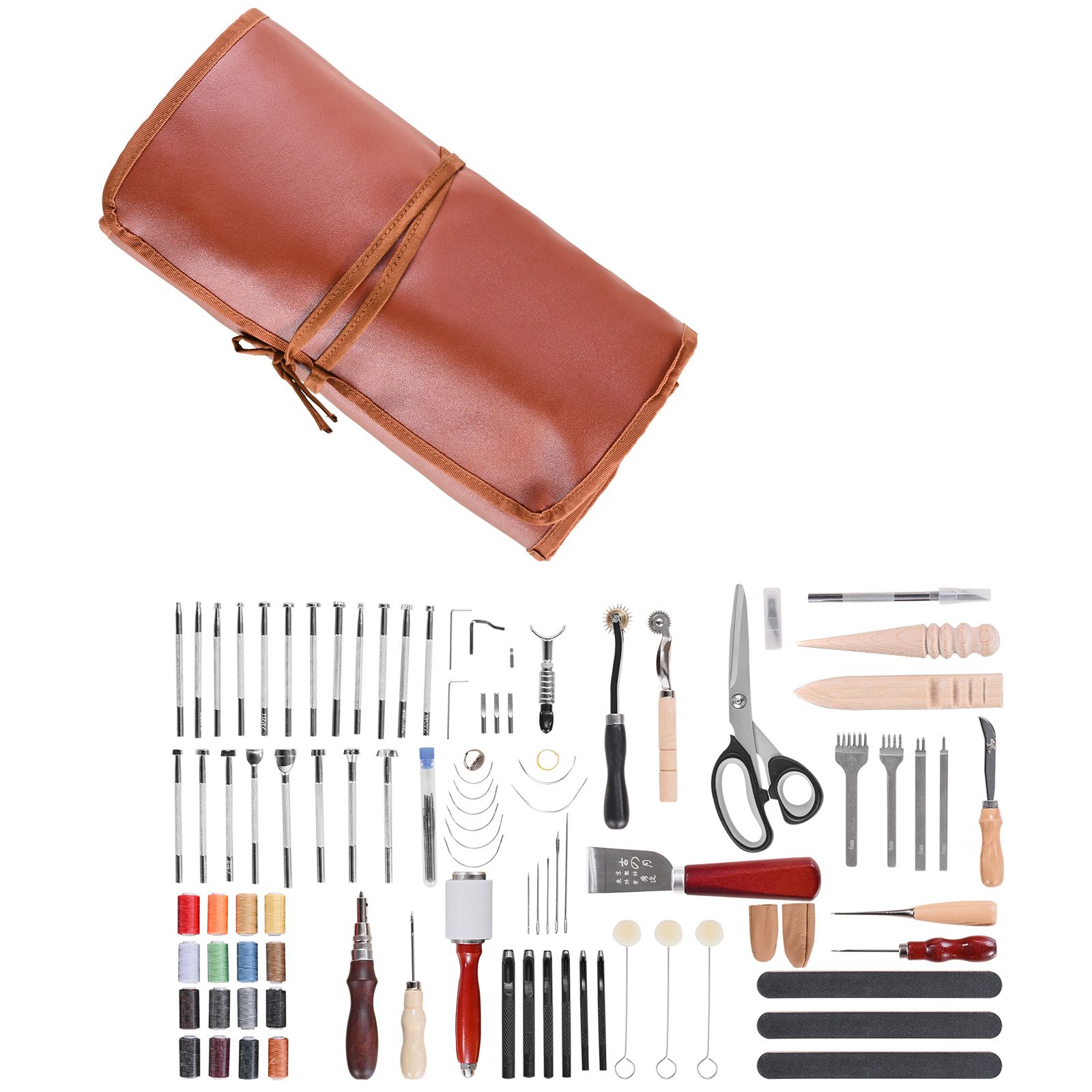 مجموعة أدوات العمل بالجلد، 92  - مراجعة Beginner Leatherwork Kit وسعره