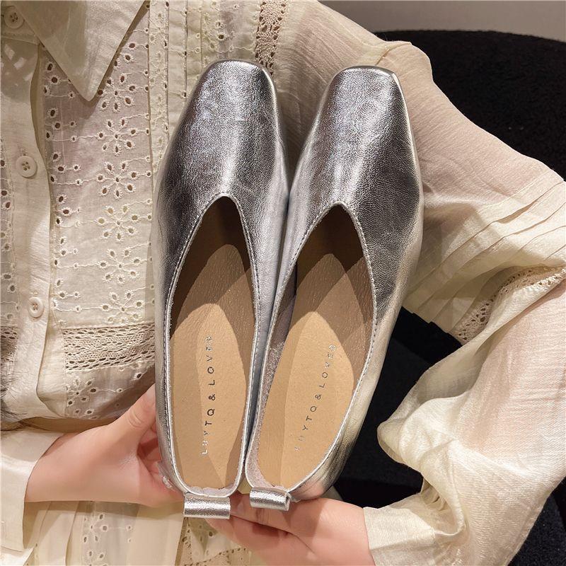أحذية نسائية أنيقة من الجلد ال - مراجعة Leather Work Heels وسعره