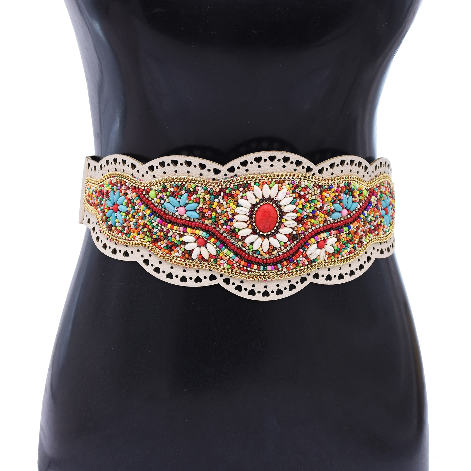حزام خصر من خرز الأرز الملون ل - مراجعة Leatherwork Jewelry وسعره