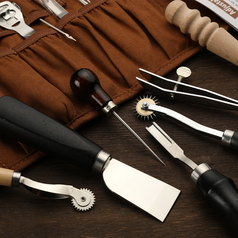 KRABALL المهنية الجلود أداة لل - مراجعة Leather Work Organiser وسعره